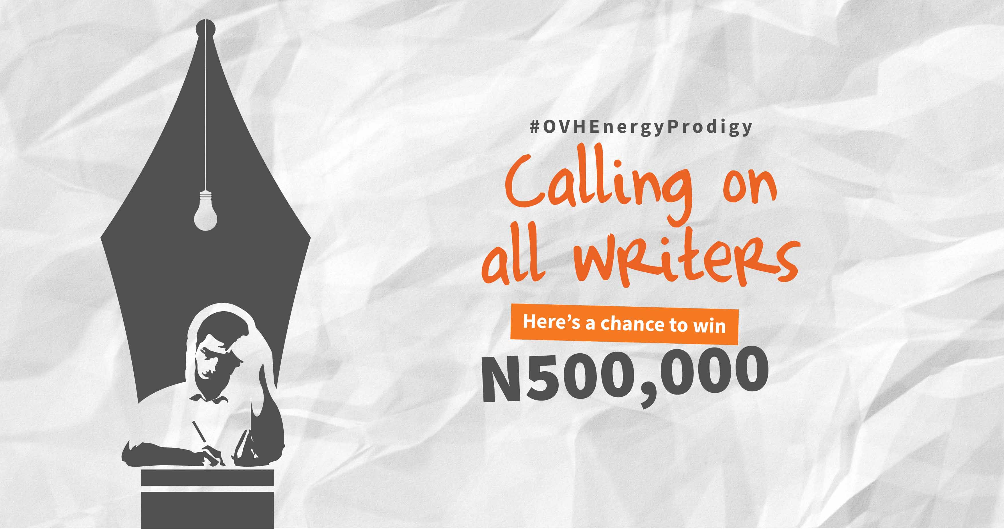OVH Energy launches 'So You Think You Can Write 2.0' writing competition