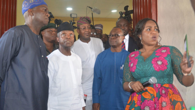 Osinbajo inaugurates power project in Lagos, says corruption is Nigeria’s biggest problem