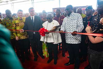 President of Ghana officially opens Nissan’s brand new state-of-the art Navara assembly plant