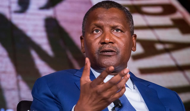 Poor power supply affecting industrialization in Nigeria –Dangote
