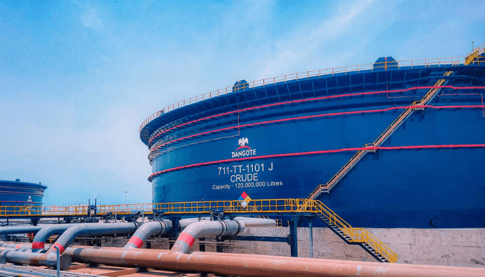 Dangote Refinery expands operations, reaches 700,000 bpd capacity